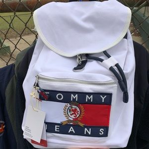Vintage Tommy Hilfiger Bag Big Flag Crest 90s